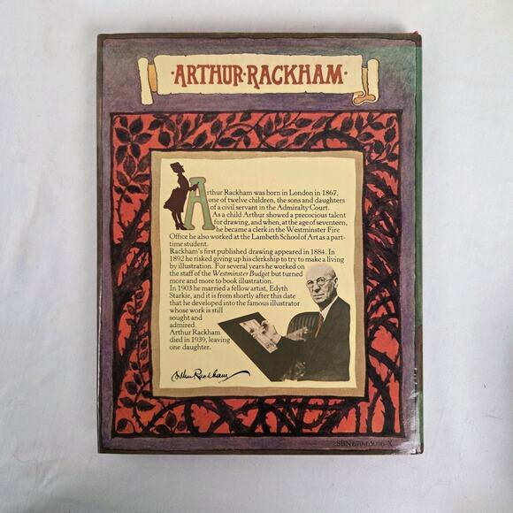 The Sleeping Beauty Hardcover Story Book Illustrated by Arthur Rackham 1973 - Picture 2 of 11